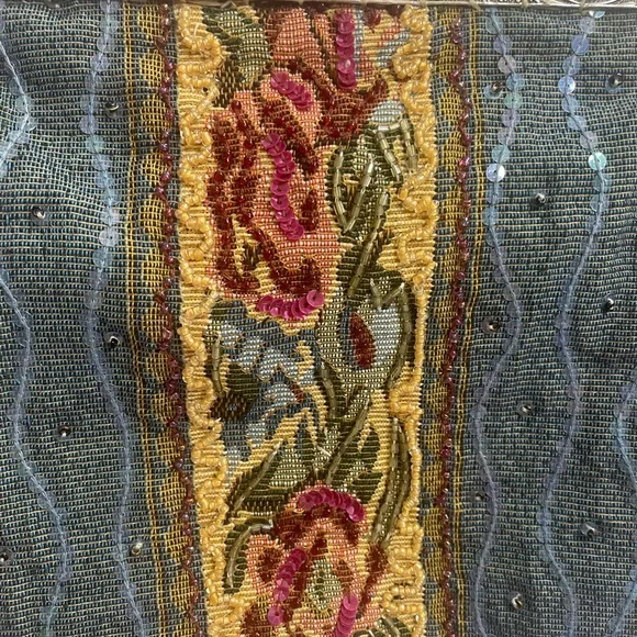 Christina Vintage purse Adorable! With chain! Made in India - Picture 5 of 13